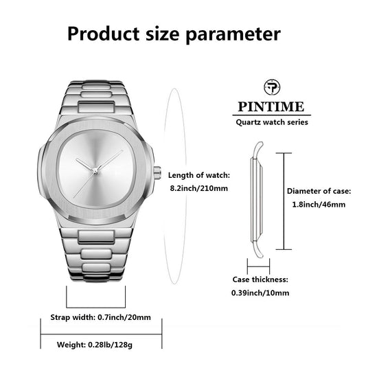 MEN’S BUSINESS WATERPROOF QUARTZ WATCH