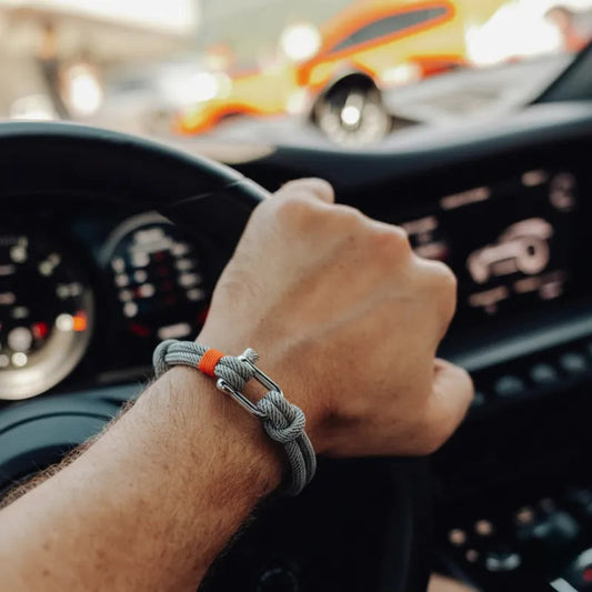 Gray Strand Rope Bracelet