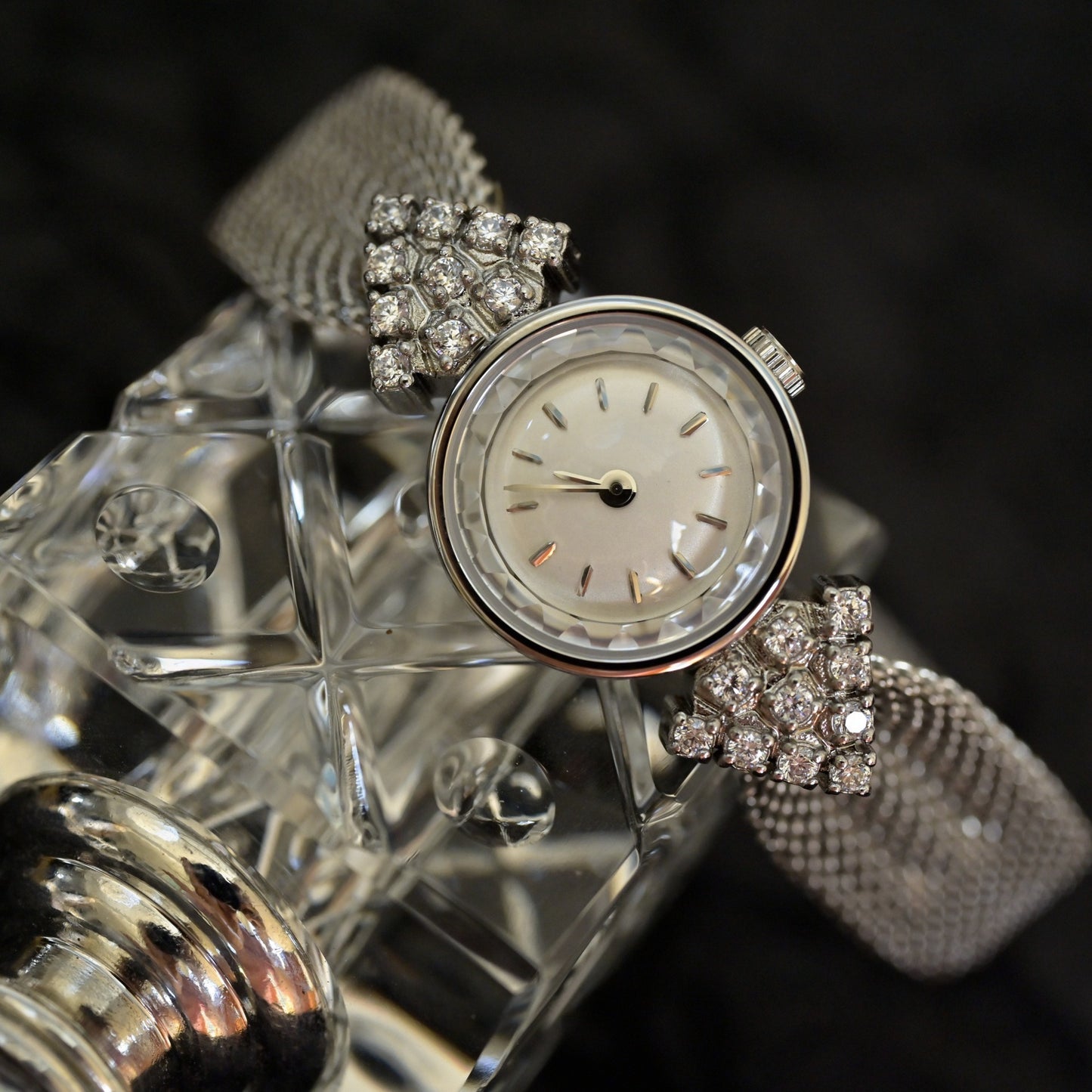 Jewelry Vintage Watches Kaleidoscope Diamond Quartz Women's Watch