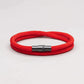 Minimalist Red Rope Bracelet Wave