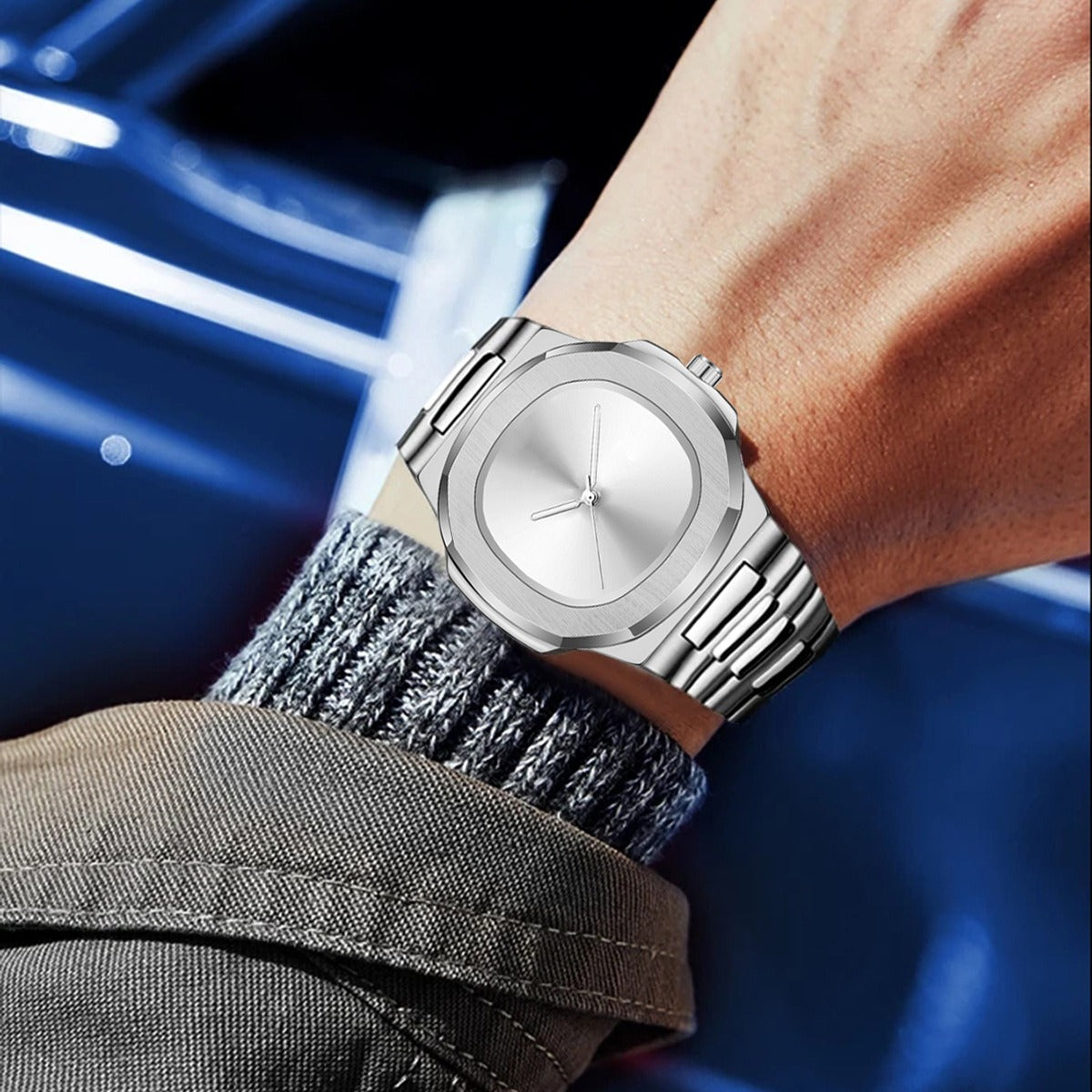 MEN’S BUSINESS WATERPROOF QUARTZ WATCH