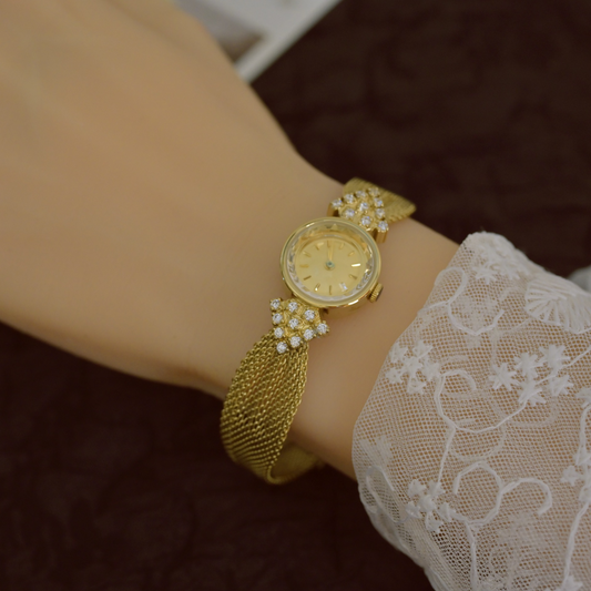 Jewelry Vintage Watches Kaleidoscope Diamond Quartz Women's Watch